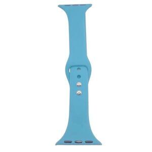 Blue/green silicone I watch replacement band 38/40mm